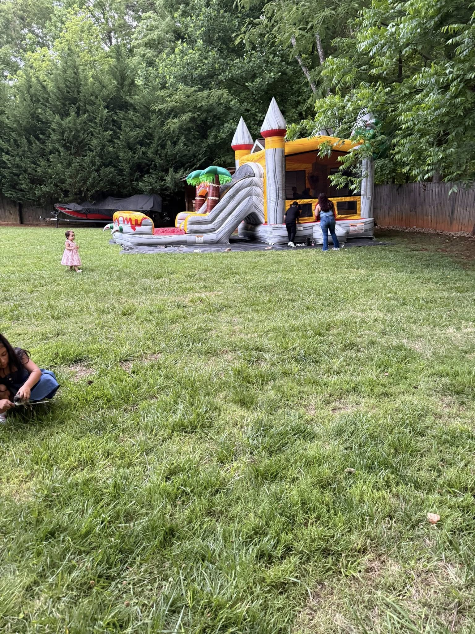 Bounce castle and farm fun