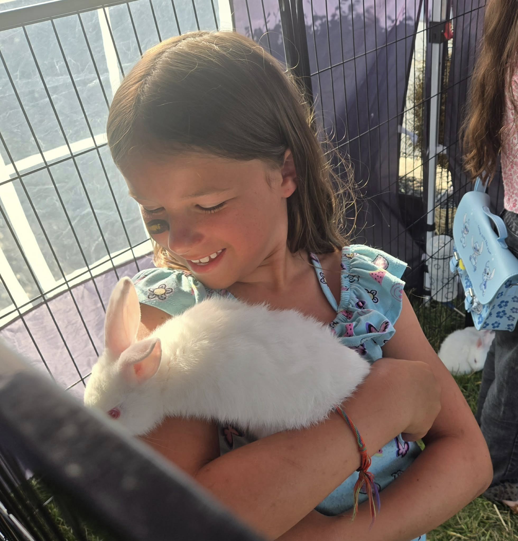 Bunny at a Farm Adventures visit